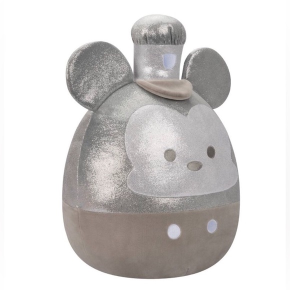 Squishmallows Toys New Disney Large Mickey Mouse Silver